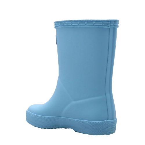 Boys Borealis Blue First Classic Wellington Boots (4-11) 99070 by Hunter from Hurleys