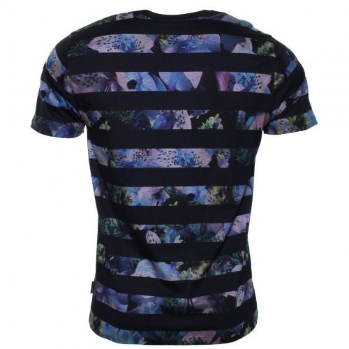 Mens Navy Aldale S/s Printed Tee Shirt 67443 by Ted Baker from Hurleys