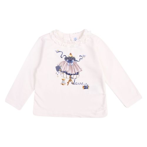 Infant Navy Dressmaker L/s T Shirt & Skirt Set 48473 by Mayoral from Hurleys
