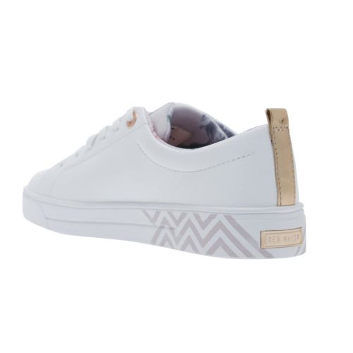 Womens White Kelleip Trainers 26115 by Ted Baker from Hurleys