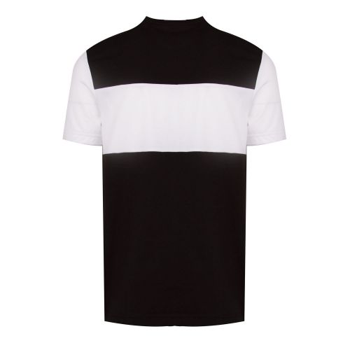 Athleisure Mens Black Tee 6 Colourblock S/s T Shirt 73603 by BOSS from Hurleys