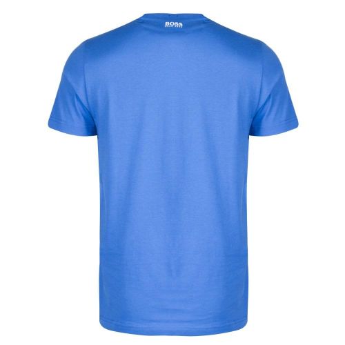 Athleisure Mens Bright Blue Tee 1 Logo S/s T Shirt 26641 by BOSS from Hurleys