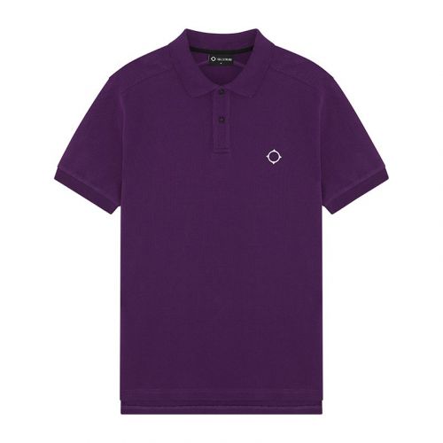 Mens Blackberry Pique S/s Polo Shirt 103077 by MA.STRUM from Hurleys