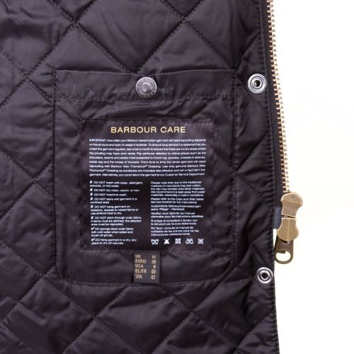 Heritage Womens Black Snow Mac Waxed Jacket 68287 by Barbour from Hurleys