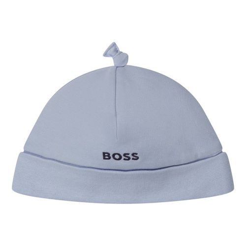Baby Pale Blue Soft Hat 103887 by BOSS from Hurleys
