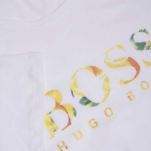 Casual Womens White Tiboss Logo S/s T Shirt 22184 by BOSS from Hurleys