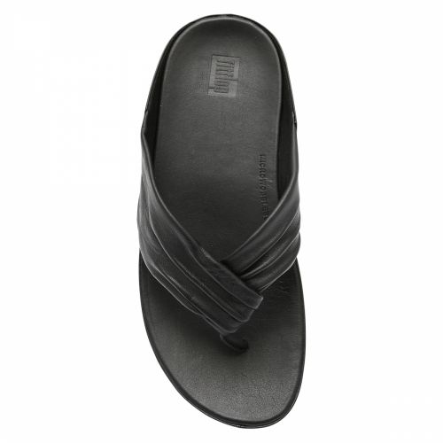 Womens Black Twiss Toe-Thong Sandals 40975 by FitFlop from Hurleys