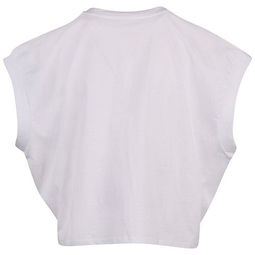 Womens White KORS Tie S/s T Shirt 108115 by Michael Kors from Hurleys