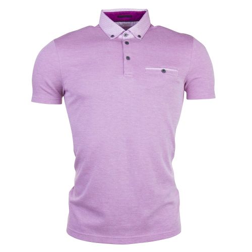 Mens Purple Super S/s Polo Shirt 72098 by Ted Baker from Hurleys