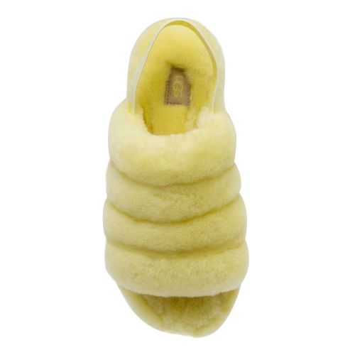 Womens Neon Yellow Fluff Yeah Slide Slippers 82560 by UGG from Hurleys