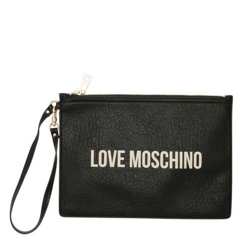 Womens Black Shearling Lined Shopper Bag 92734 by Love Moschino from Hurleys