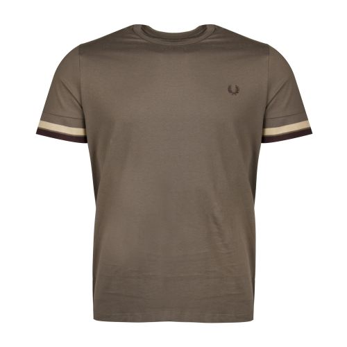 Mens Iris Leaf Bold Tipped S/s T Shirt 32001 by Fred Perry from Hurleys