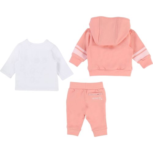 Pink Baby 3 Piece Tracksuit 28333 by BOSS from Hurleys