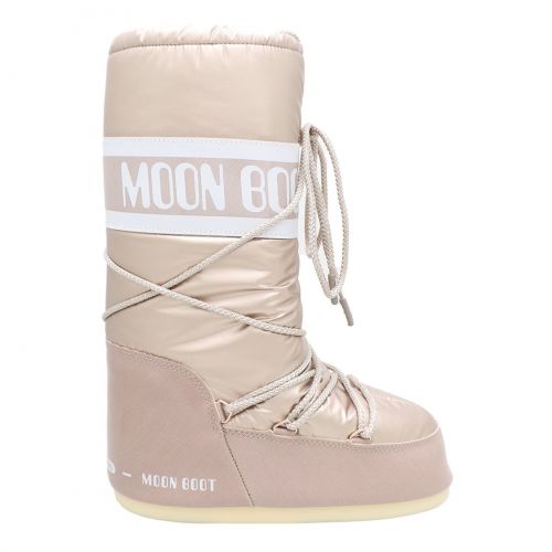 Womens Rose Powder Icon Pillow Boots 96625 by Moon Boot from Hurleys