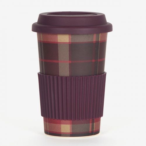 Womens Winter Red Tartan Travel Mug 93821 by Barbour from Hurleys