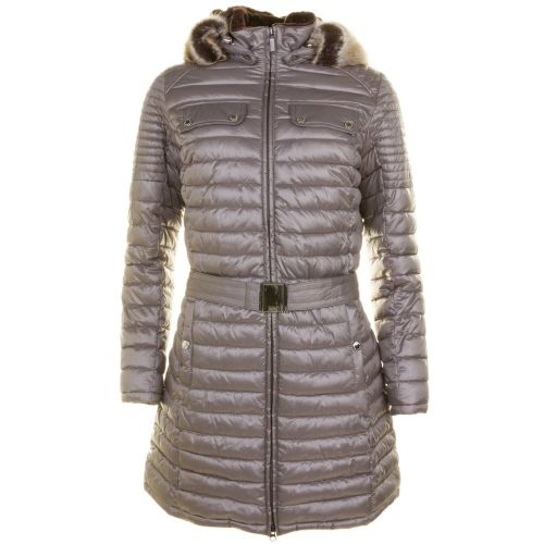 Womens Taupe Endo Baffle Quilted Jacket 64471 by Barbour International from Hurleys