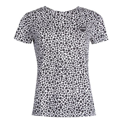 Casual Womens Black & White Tebeauty S/s T Shirt 28572 by BOSS from Hurleys