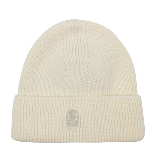 Girls Milk Plain Knitted Beanie 90070 by Parajumpers from Hurleys