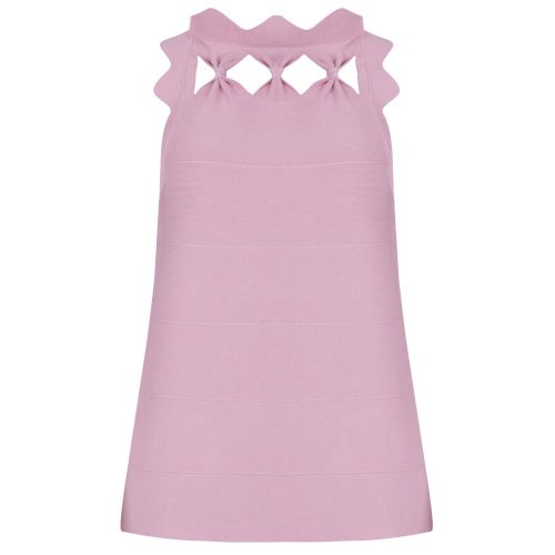 Womens Dusky Pink Karioli Bow Neckline Top 25824 by Ted Baker from Hurleys