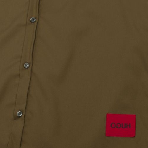 Mens Medium Green Ero3-W Slim Fit L/s Shirt 45018 by HUGO from Hurleys