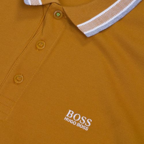 Athleisure Mens Gold Plisy L/s Polo Shirt 38741 by BOSS from Hurleys