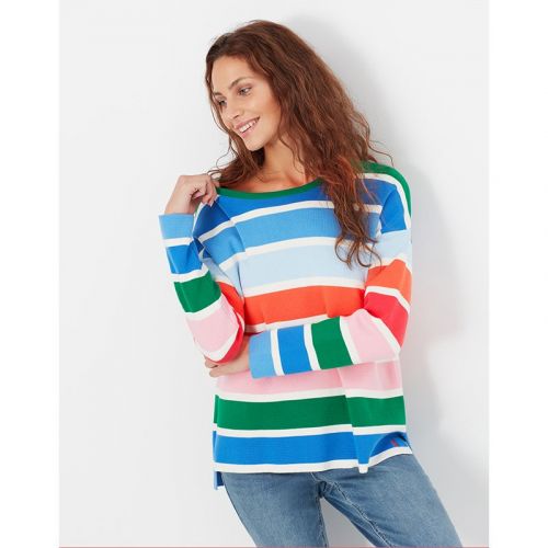 Womens Multi Stripe Uma Colour Block Knitted top 102991 by Joules from Hurleys