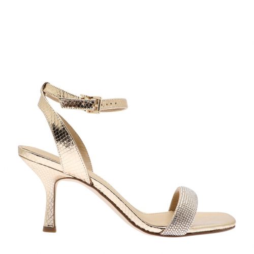 Womens Pale Gold Carrie Heeled Sandals 110410 by Michael Kors from Hurleys