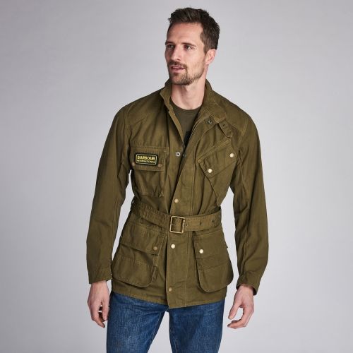 Mens Green Summer Wash A7 Casual Jacket 56375 by Barbour International from Hurleys