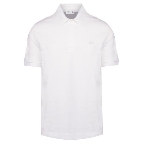 Mens White Paris Stretch Regular Fit S/s Polo Shirt 38551 by Lacoste from Hurleys