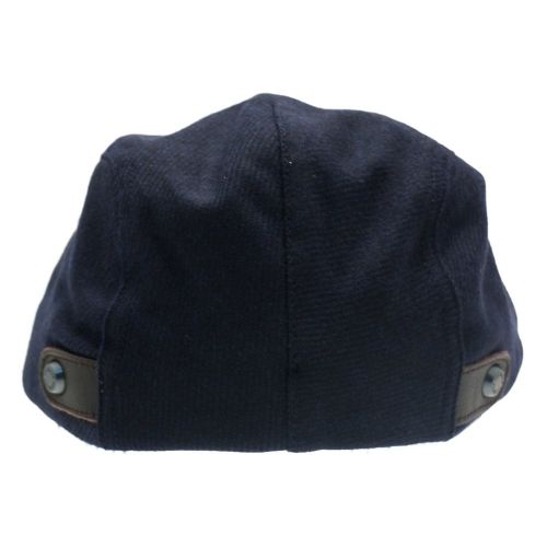 Mens Navy Chipper Flat Cap 63459 by Ted Baker from Hurleys