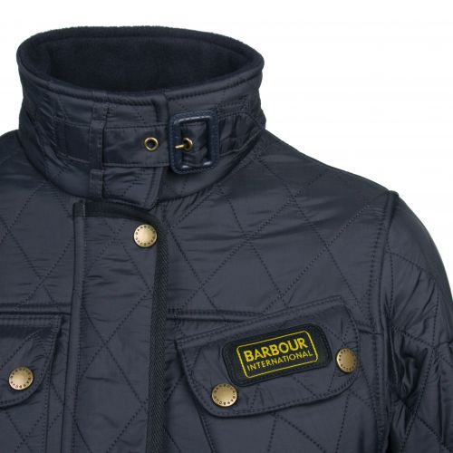 Womens Navy Polarquilt Jacket 119399 by Barbour International from Hurleys