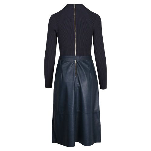 Womens Midnight Alltaa Knit & Pleather Skirt Dress 90856 by Ted Baker from Hurleys