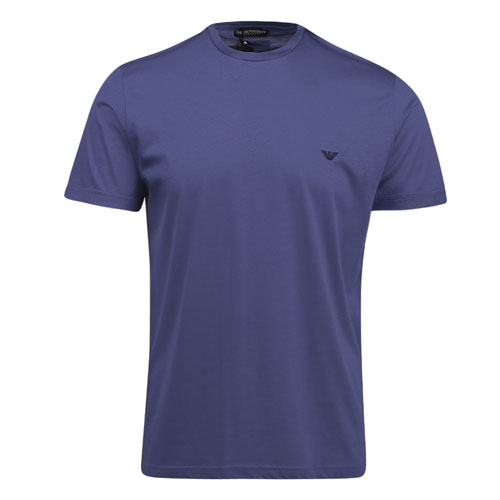 Mens Indigo Ultra Light Modal Regular Fit S/s T Shirt 107296 by Emporio Armani Bodywear from Hurleys