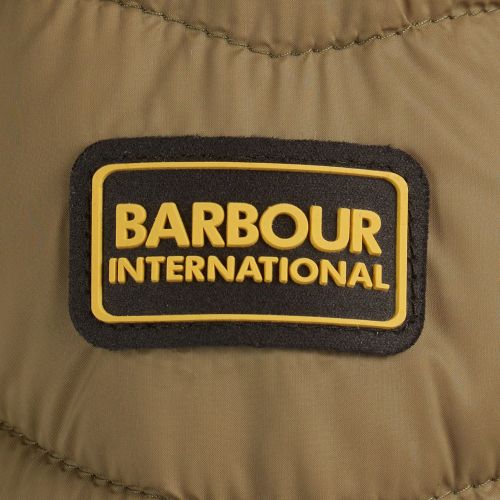 Womens Army Green Drifting Hooded Quilted Jacket 81949 by Barbour International from Hurleys