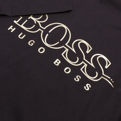 Athleisure Mens Black Tee Gold S/s T Shirt 28116 by BOSS from Hurleys