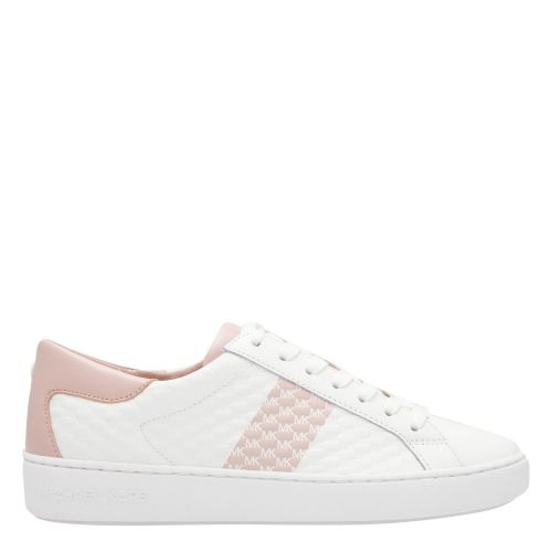 Womens White/Rose Colby Embossed Trainers 74991 by Michael Kors from Hurleys