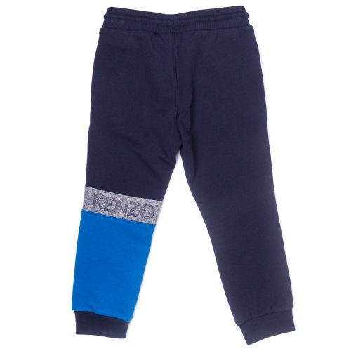Boys Navy Auguste Smiley Jog Pants 67947 by Kenzo from Hurleys