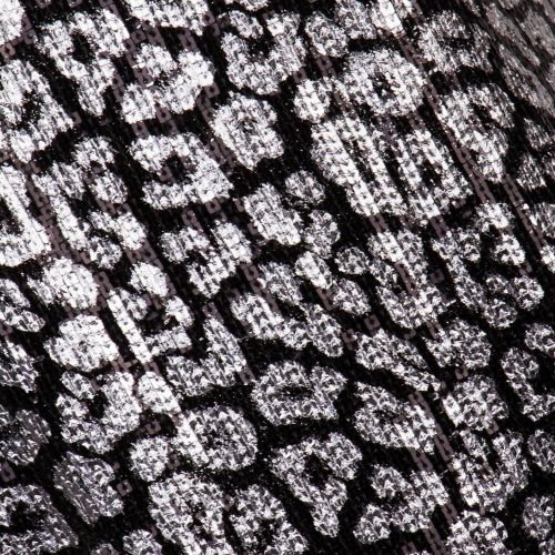 Womens Black & Silver Sequin Animal Print Dress 15746 by Michael Kors from Hurleys