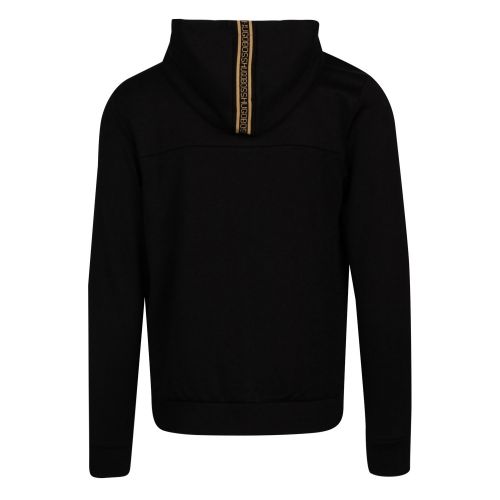 Athleisure Mens Black/Gold Saggy Win Hooded Zip Sweat Top 45208 by BOSS from Hurleys