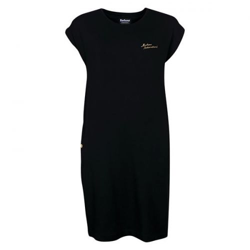 Womens Black Bathurst Dress 107533 by Barbour International from Hurleys