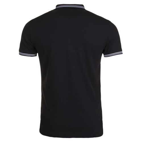 Mens Black Tipped Slim S/s Polo Shirt 22352 by Emporio Armani from Hurleys