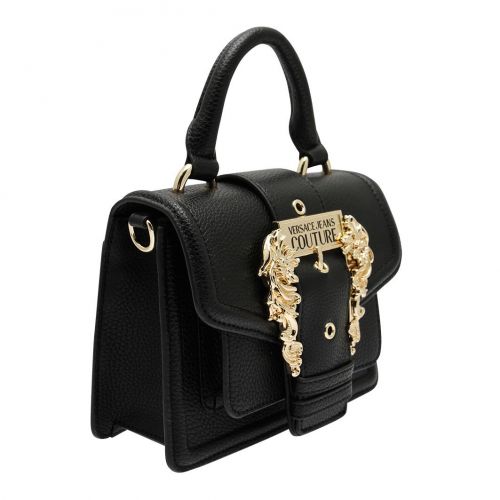 Womens Black Elegant Buckle Top Handle Crossbody Bag 91820 by Versace Jeans Couture from Hurleys
