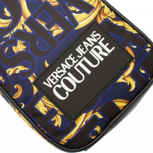 Mens Dark Blue Baroque Logo Crossbody Bag 51180 by Versace Jeans Couture from Hurleys