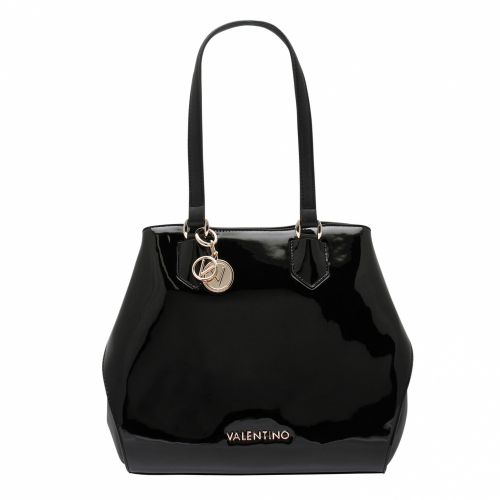 Womens Black Winter Pascal Patent Tote Bag 46121 by Valentino from Hurleys