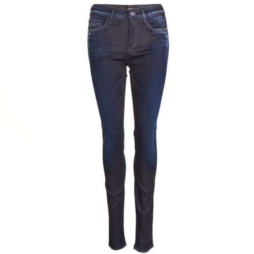Womens Blue Wash Joi Hyperflex Skinny Fit Jeans 67711 by Replay from Hurleys