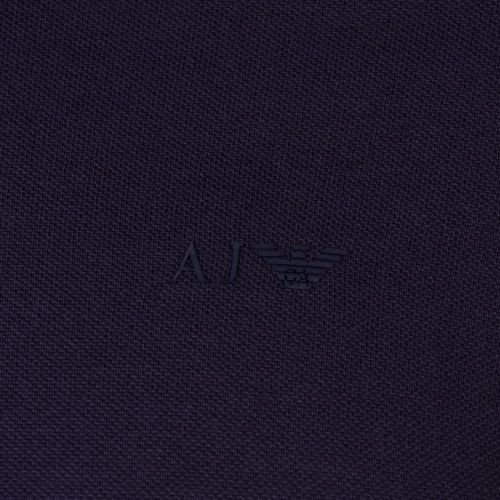 Mens Blue Regular Fit L/s Polo Shirt 61349 by Armani Jeans from Hurleys