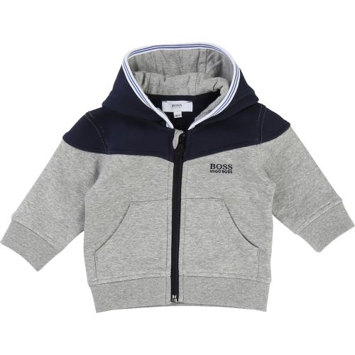 Baby Grey Hooded Tracksuit 13256 by BOSS from Hurleys