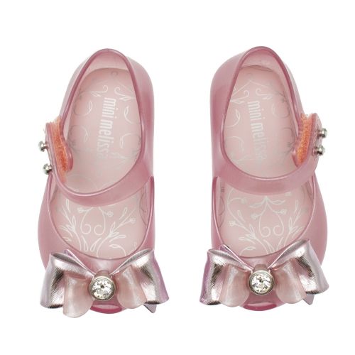 Girls Pink Mini Ultragirl Jewel Shoes (4-11) 58831 by Mini Melissa from Hurleys