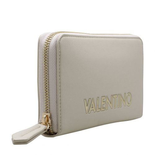 Valentino Bags Purse Womens Ecru Olive Zip Around