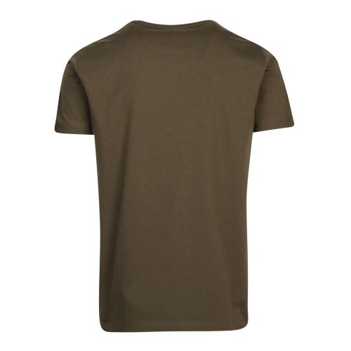 Athleisure Mens Khaki Tee 7 Taped Arm S/s T Shirt 45180 by BOSS from Hurleys